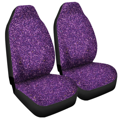 Purple Glitter Texture Print Universal Fit Car Seat Covers SO0320