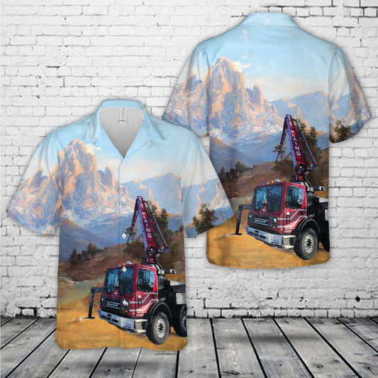 Concrete Pump Truck Hawaiian Shirt, Hawaiian Shirt for Men Dad HO5639