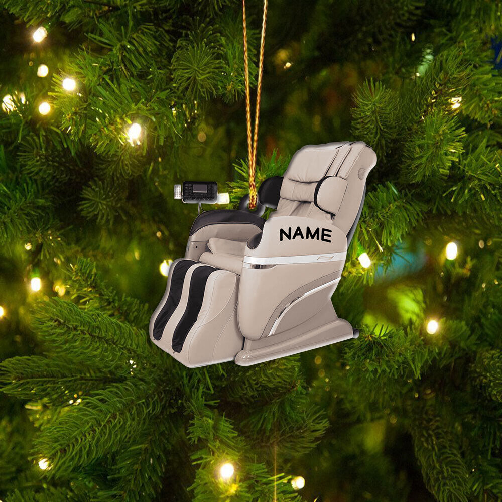 Massage chair Christmas Car Ornament, Massage chair Christmas Ornament, Christmas Gift OO1634