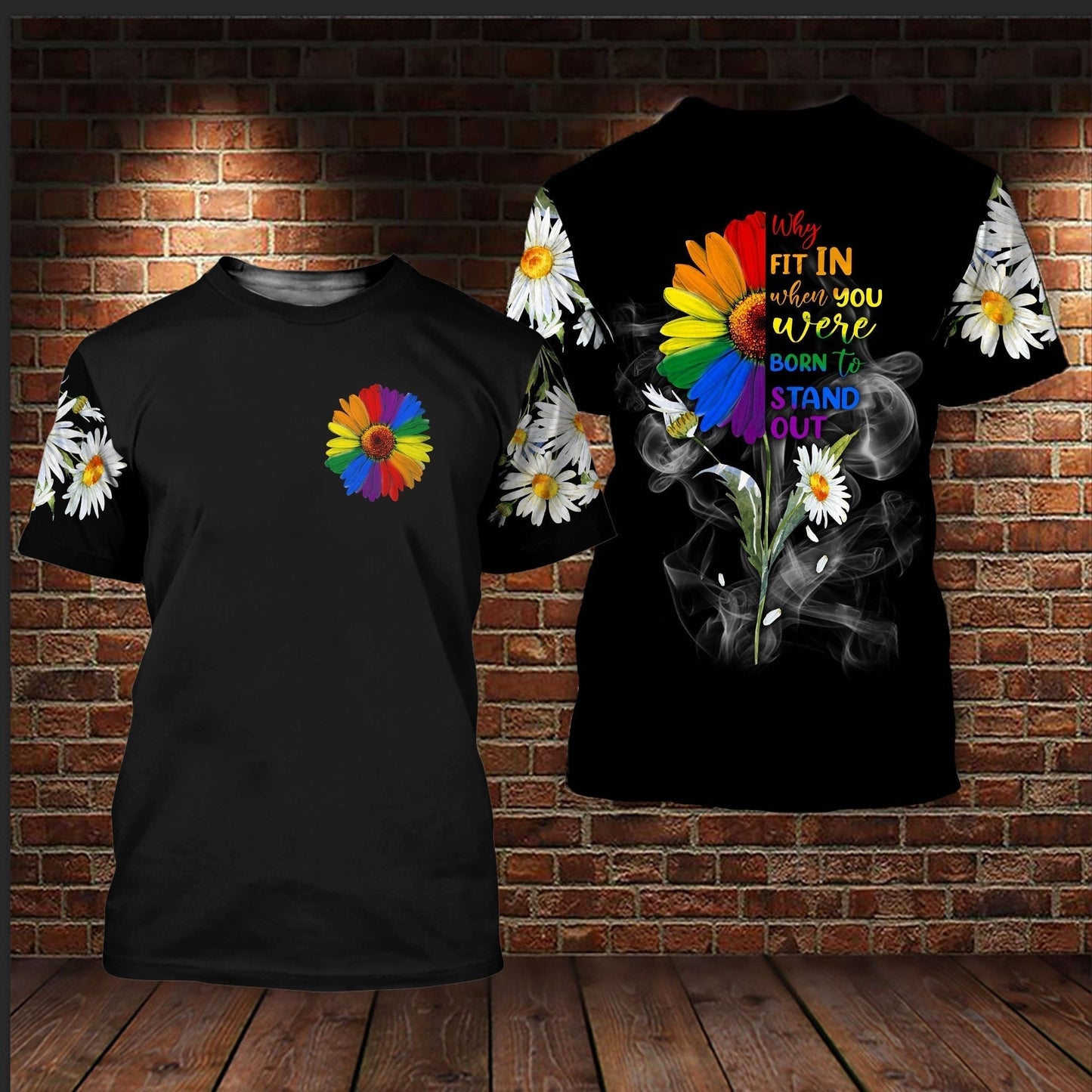Pride 3D All Over Print T Shirt For Lgbt It’s Ok To Be Different Skeleton LGBT Gift For Her LGBT Gift For Him LO0935