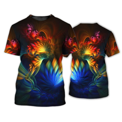 Amazing Hippie Painting 3D Tshirt, Hippie Shirts For Men And Women, Unisex Hippie Shirt, Hippie Classic Guitar Shirt TO0692