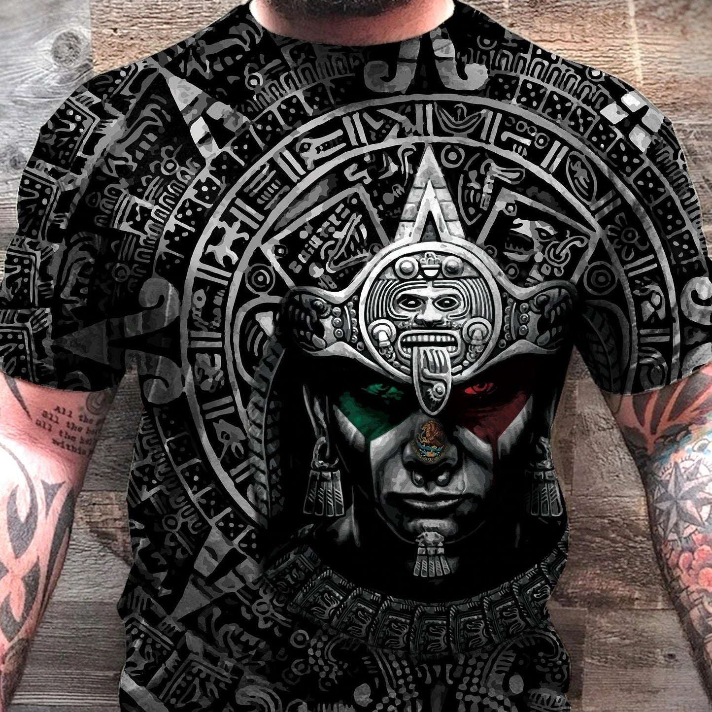 Aztec Day Of The Dead Queen All Over Printed Unisex Shirts, Mexico Tshirt For Men And Women, Aztec Mexican Shirt TO0715