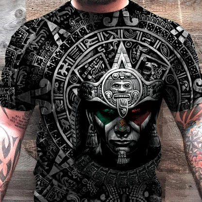 Aztec Day Of The Dead Queen All Over Printed Unisex Shirts, Mexico Tshirt For Men And Women, Aztec Mexican Shirt TO0715
