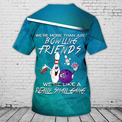 Personalized Bowling Friend T Shirt, Bowling Team Uniform Shirts, Shirt For Bowling Players TO1058