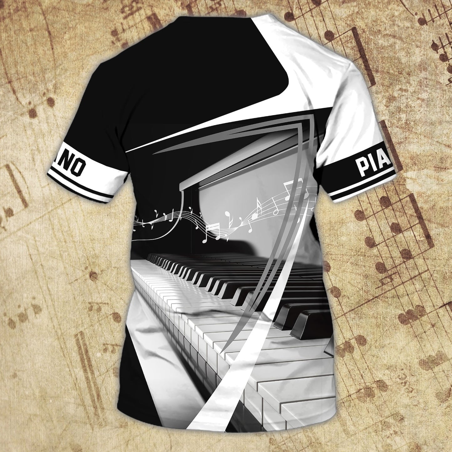 Personalized 3D All Over Printed Piano Shirts, Piano T Shirt For Men And Women, Pianist Shirts TO0724