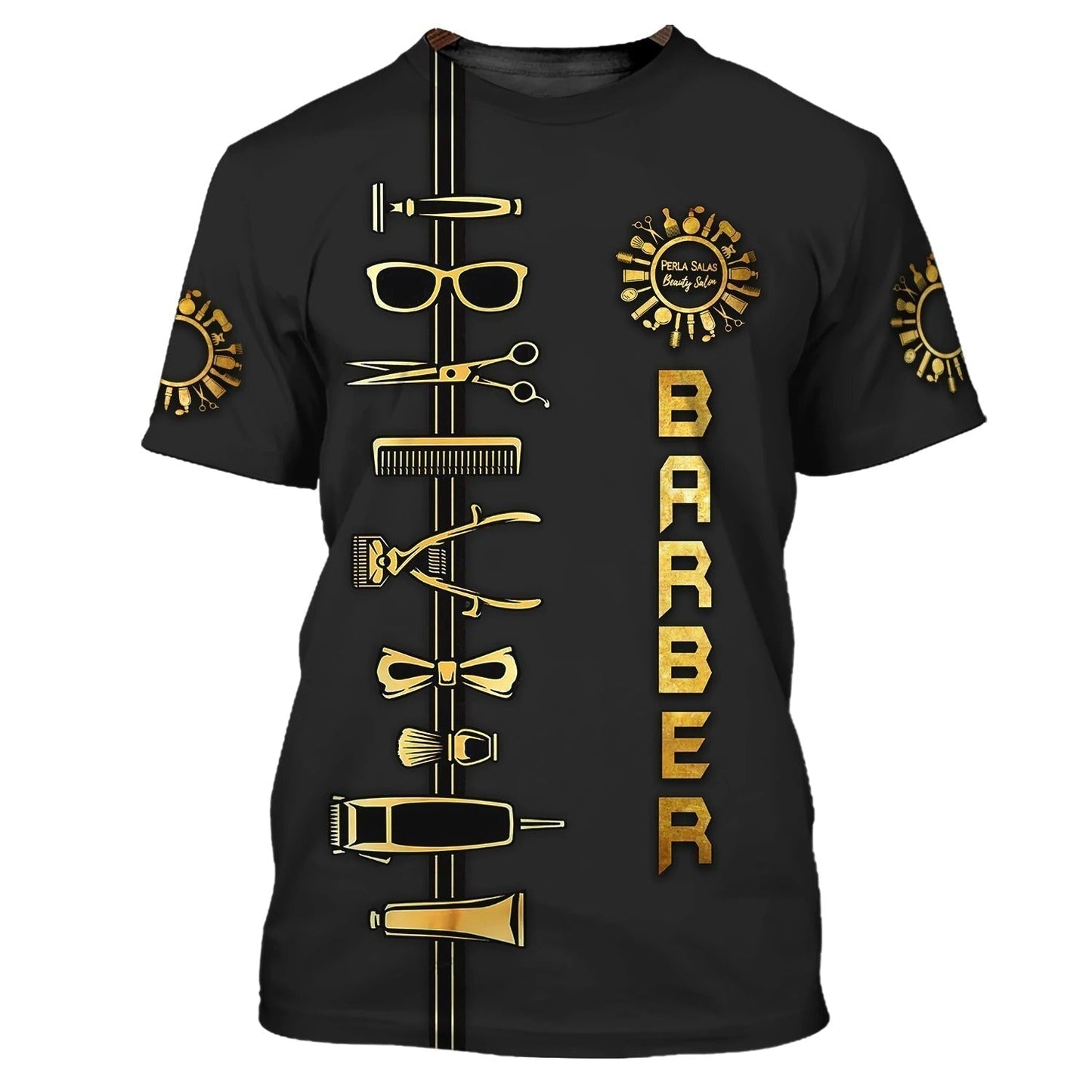 Customized 3D Sublimation Barber Shirts, Barber Gift For Her, Unisex 3D Barber Shirt, Cool Barber Gifts TO0655