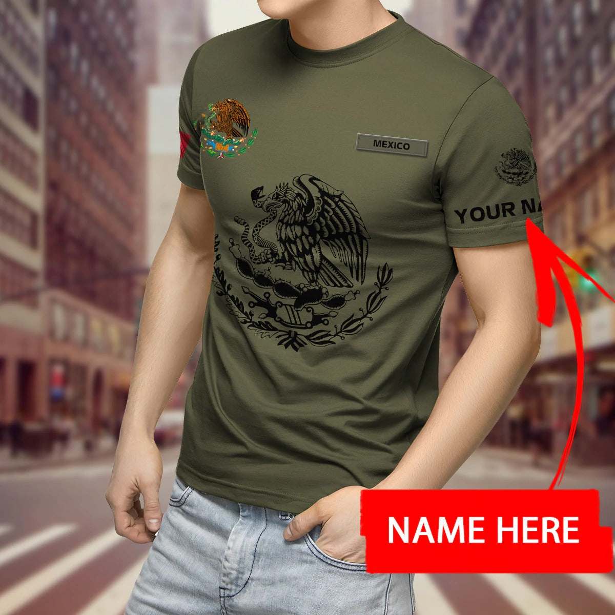 Personalized 3D All Over Printed Mexico Tshirt, Mexico Shirt, Mexico Smoke 3D T Shirt, Mexican Shirts TO0016