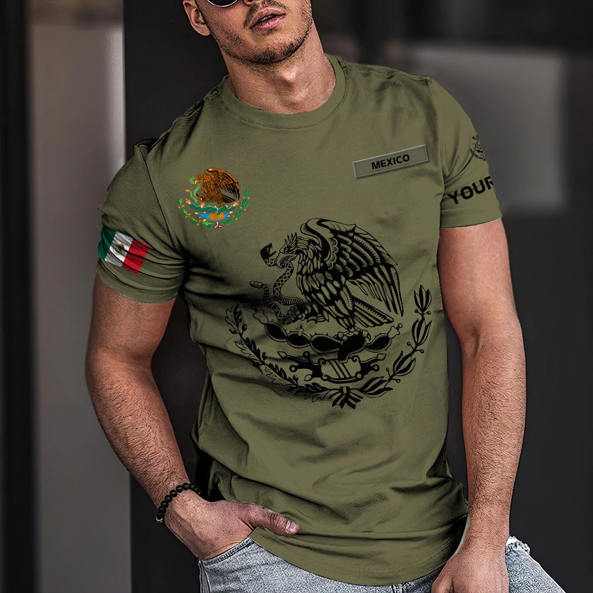 Personalized 3D All Over Printed Mexico Tshirt, Mexico Shirt, Mexico Smoke 3D T Shirt, Mexican Shirts TO0016