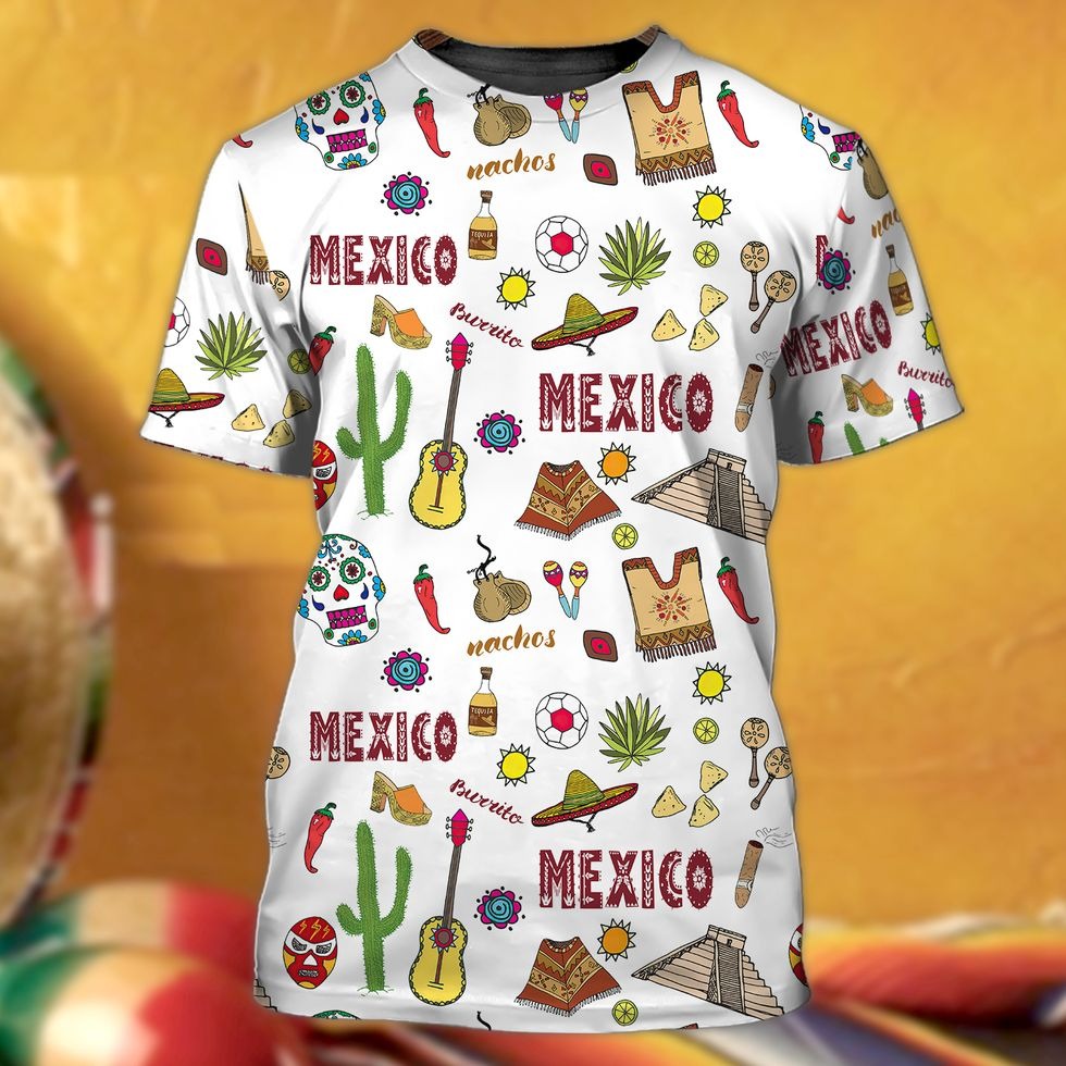 Funny Mexico T Shirts, Cool Mexican Shirts For Women, Beauti Mexican Shirt TO0787