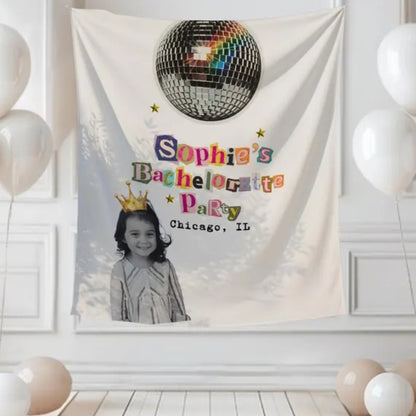 Custom Photo Bacheloretta Party Banner, Custom Bachelorette Sign WD0518