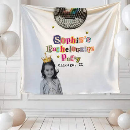Custom Photo Bacheloretta Party Banner, Custom Bachelorette Sign WD0518