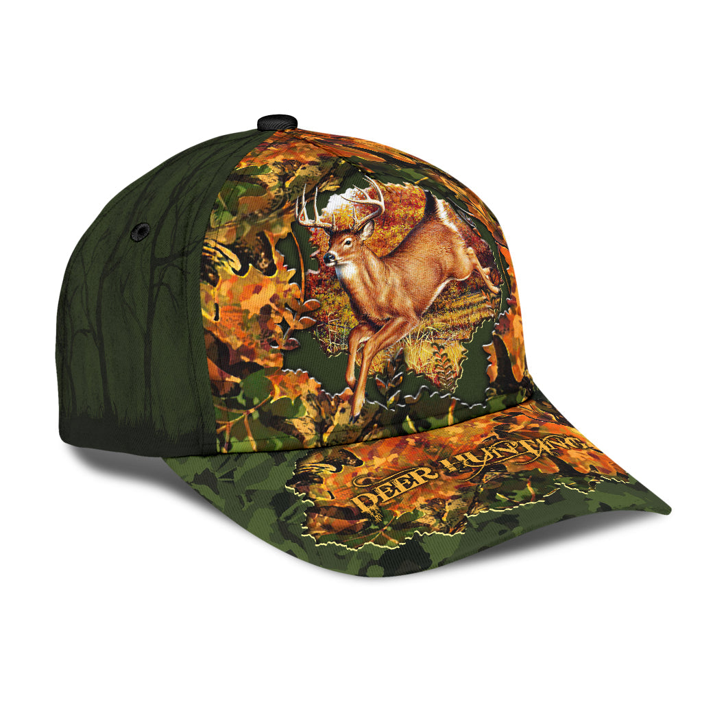 Lasfour 3D All Over Print Baseball Cap Deer Hunting Classic Cap CA0476