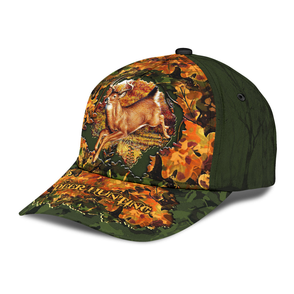 Lasfour 3D All Over Print Baseball Cap Deer Hunting Classic Cap CA0476