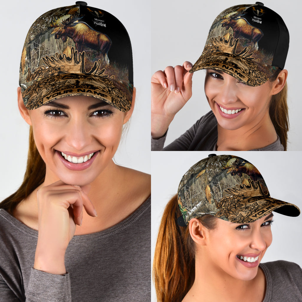 Lasfour 3D All Over Print Baseball Cap Personalized Name Hunting Classic Cap Mouse Hunting CA0479