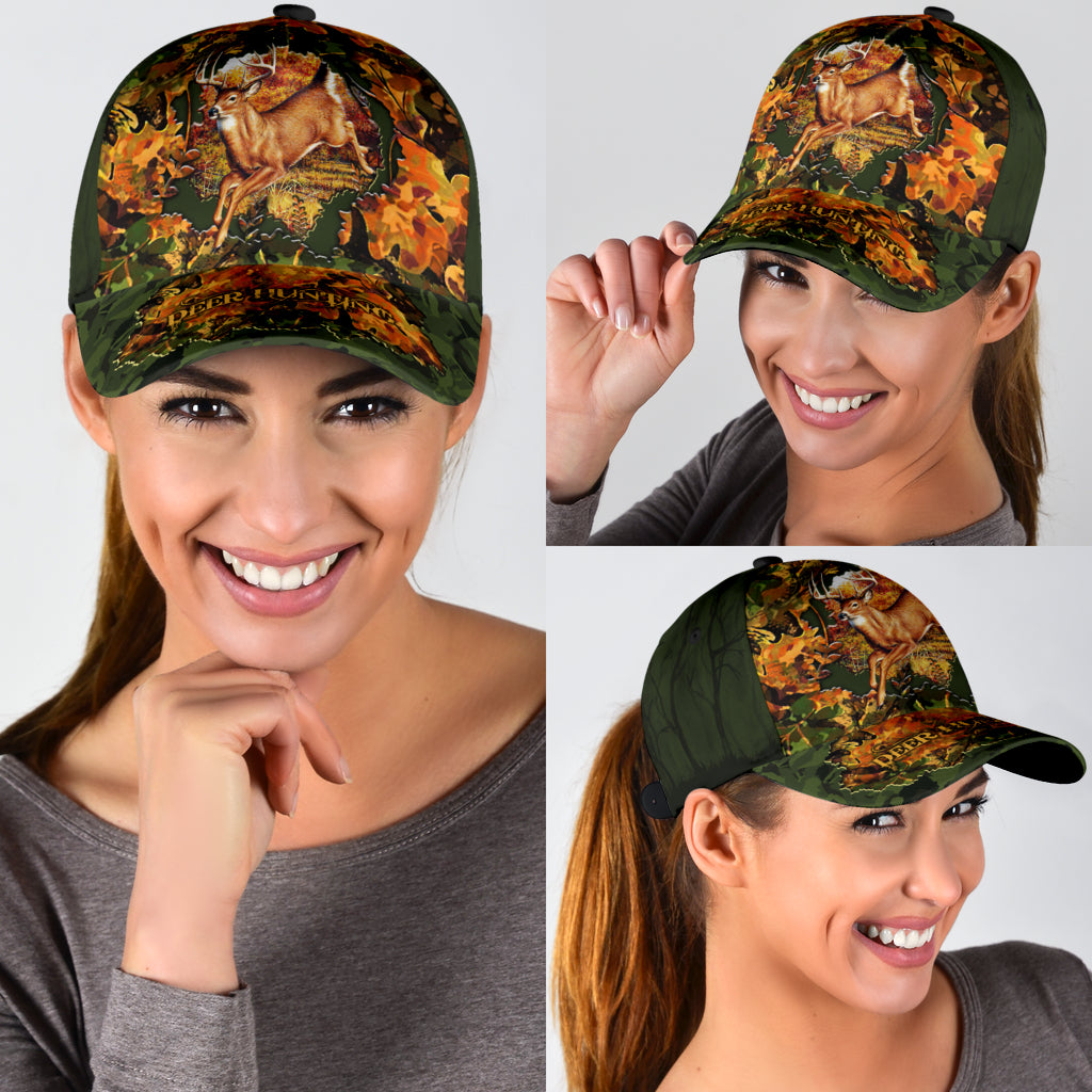 Lasfour 3D All Over Print Baseball Cap Deer Hunting Classic Cap CA0476