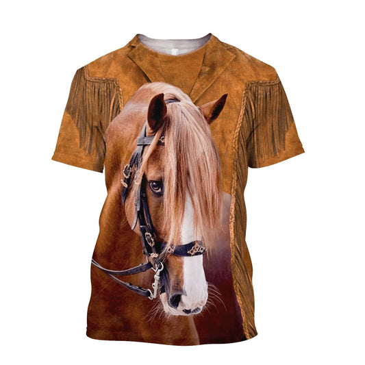 Personalized American Quarter Horse Native American Cowboy Unisex Shirts TO1563