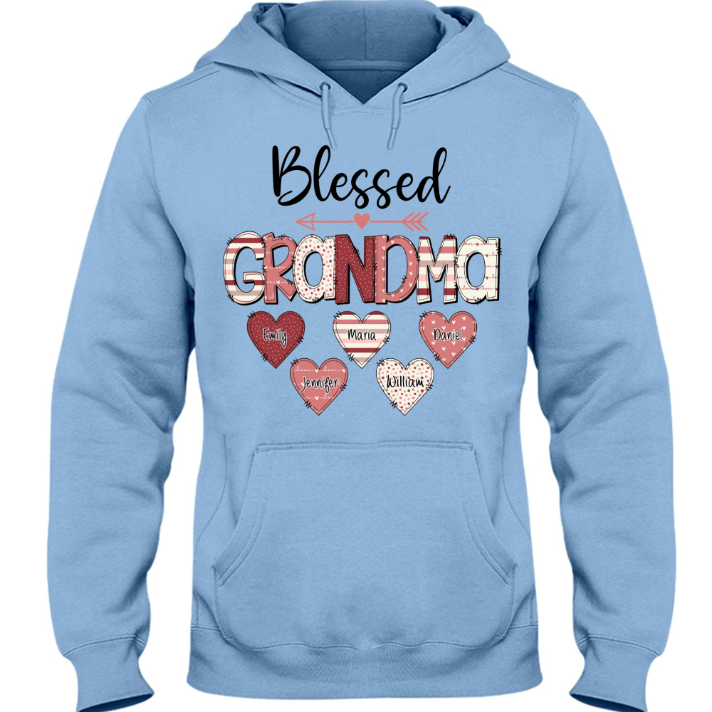 Personalized Nickname Mom and Grandma CG02 Hoodie, Grandma Shirt, Mom Mimi Aunt Shirt, Gift Valentine's Day Mother's Day for Mom and Grandma MI0567