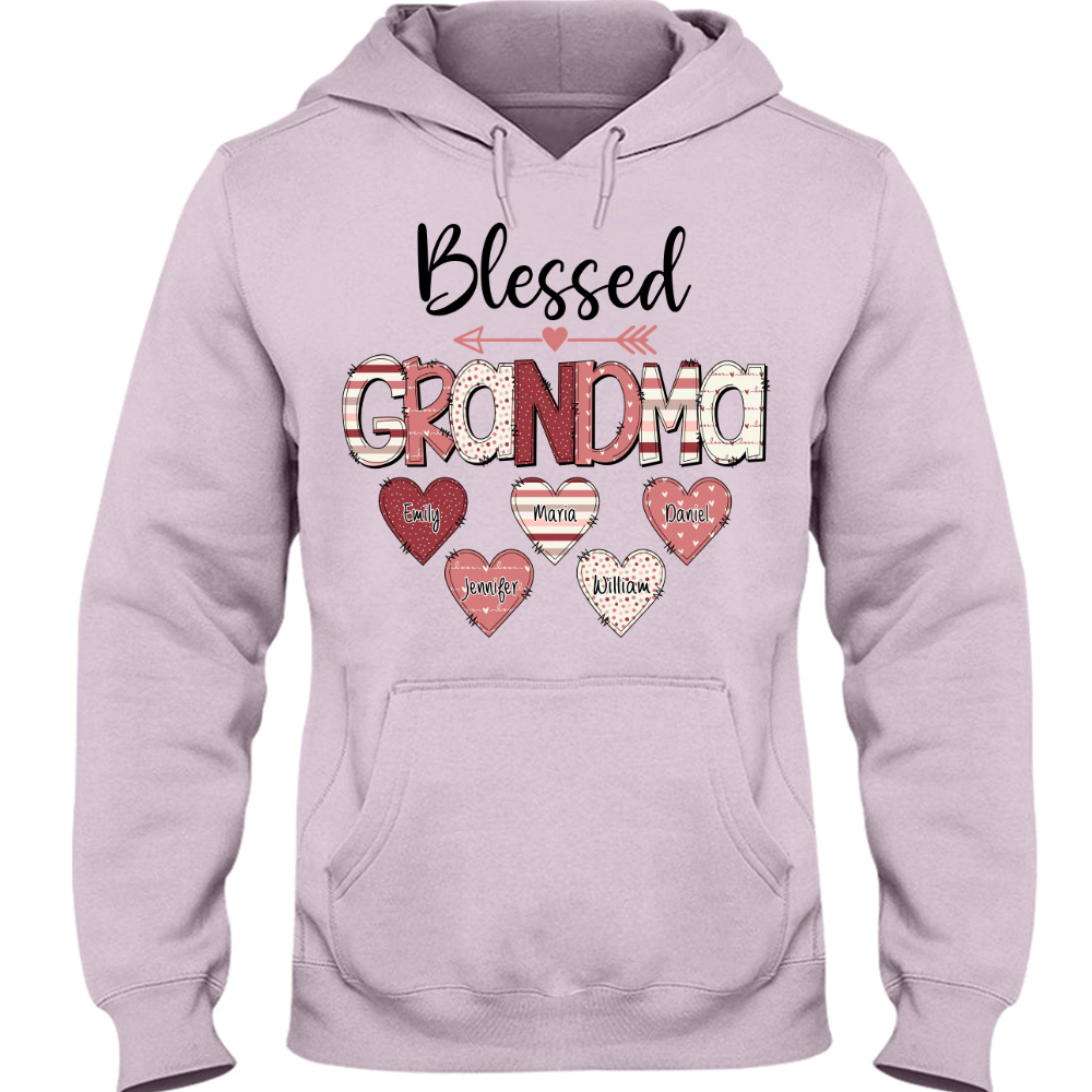 Personalized Nickname Mom and Grandma CG02 Hoodie, Grandma Shirt, Mom Mimi Aunt Shirt, Gift Valentine's Day Mother's Day for Mom and Grandma MI0567