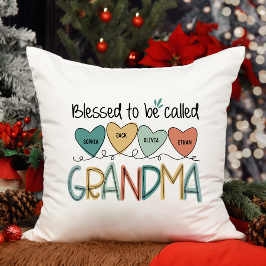 Blessed To Be Called Grandma And Kids CL01 Indoor Pillow MI0813