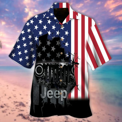Jee American 4th of july Hawaiian Shirt, Summer Hawaiian shirt For Men, Women HO0640