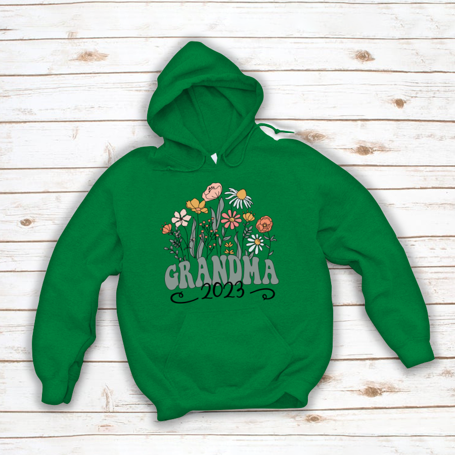Wildflower Grandma Est VT Hoodie MI0769