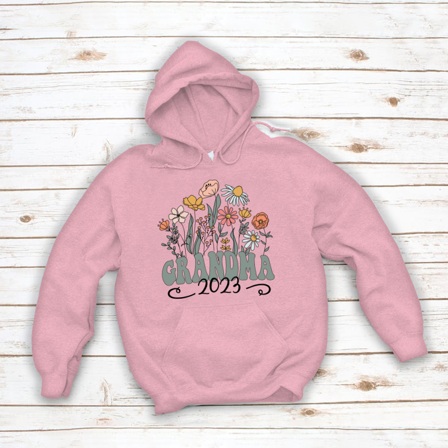 Wildflower Grandma Est VT Hoodie MI0769