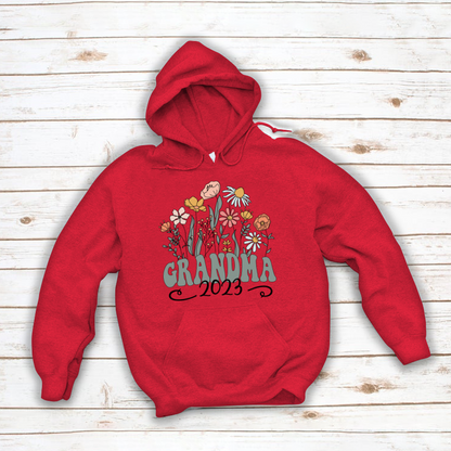 Wildflower Grandma Est VT Hoodie MI0769