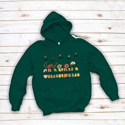 We Love You Grandma Flower CL01 Hoodie MI0601