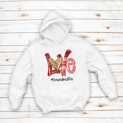 Valentine Love Grandma Life Hoodie MI0626