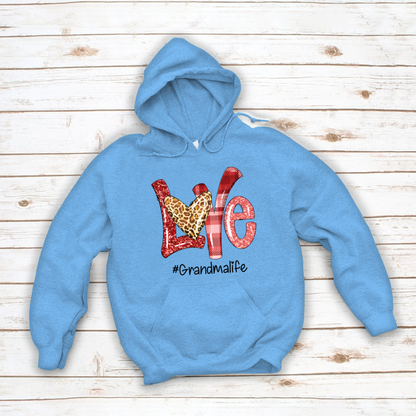 Valentine Love Grandma Life Hoodie MI0626