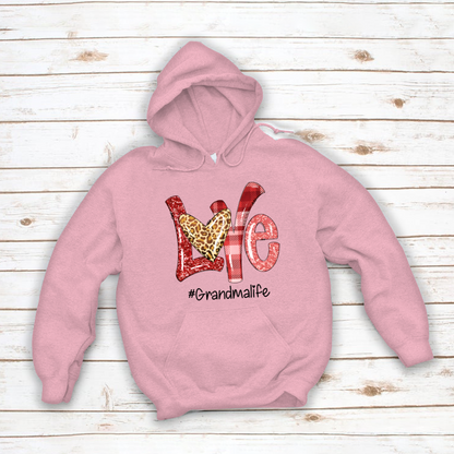 Valentine Love Grandma Life Hoodie MI0626