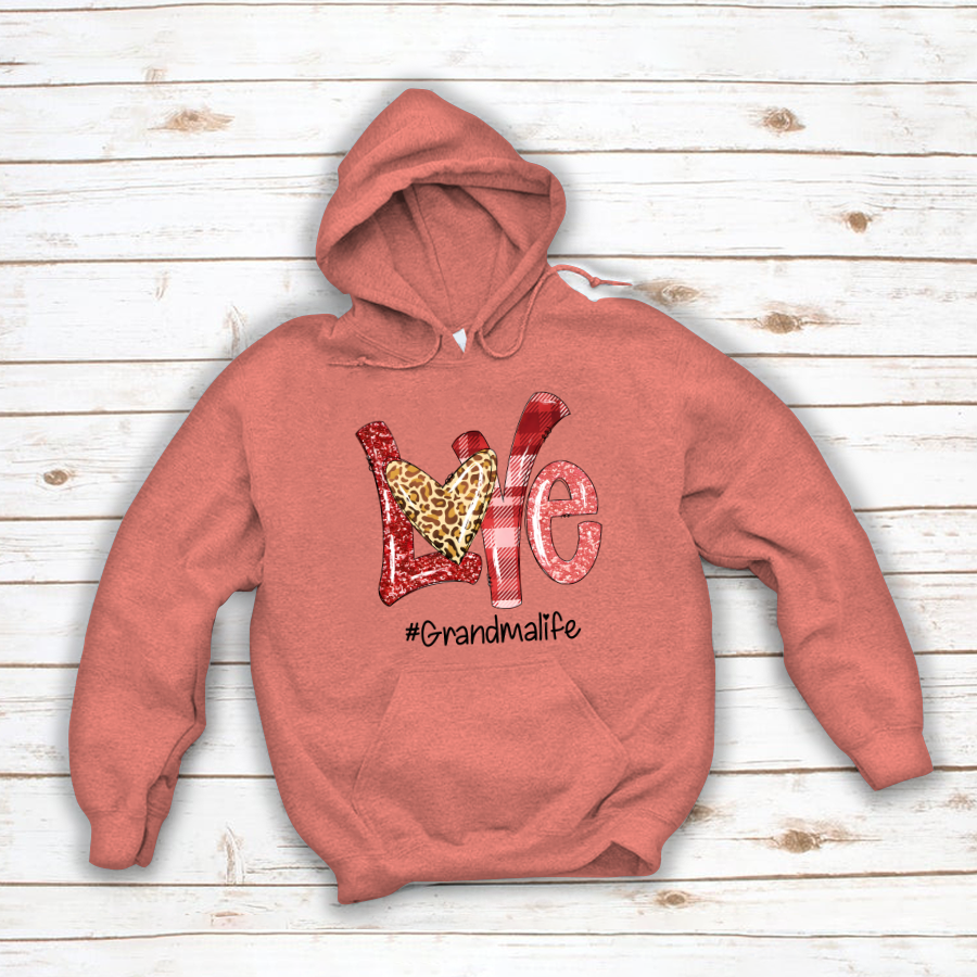Valentine Love Grandma Life Hoodie MI0626