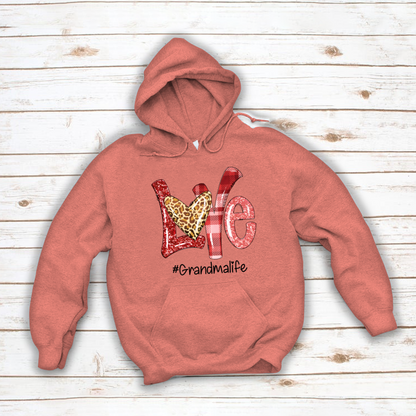 Valentine Love Grandma Life Hoodie MI0626