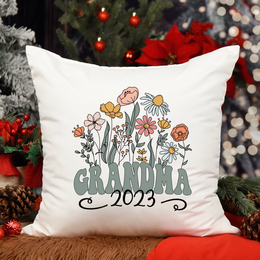 Wildflower Grandma Est VT Indoor Pillow MI0764
