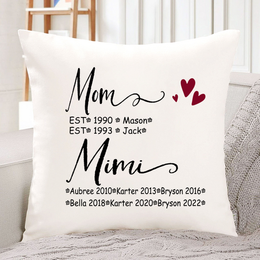 Mom And Mimi Kids Est VT22120093 Indoor Pillow MI0888