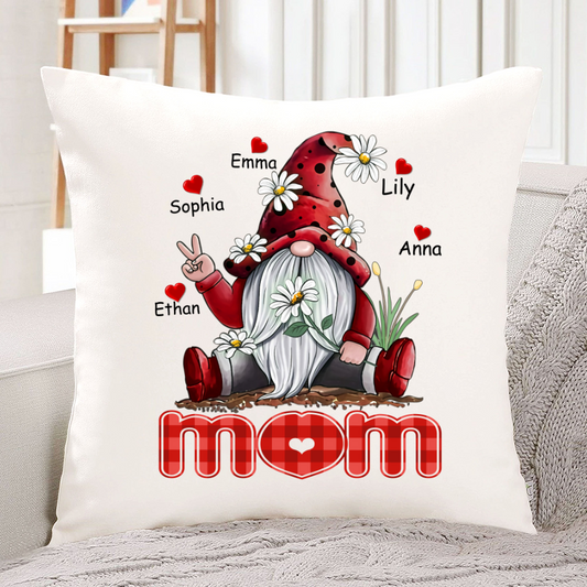 Mom Gnome Heart Kids VT22120072 Indoor Pillow MI0956