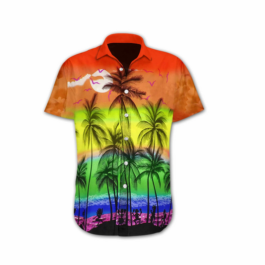 Lgbt Beach Beautiful Natural Beauty Design Hawaiian Shirt HO5494