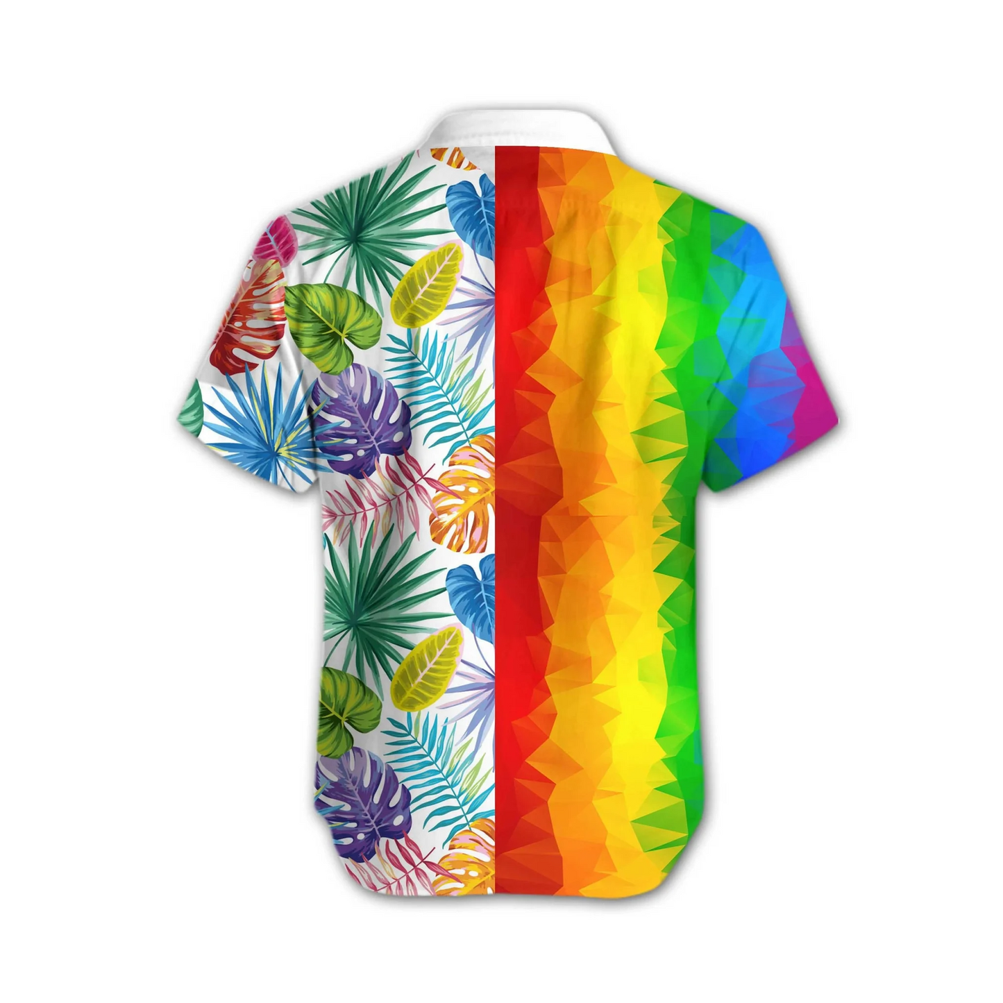 Transgender Shirt 3D Hawaiian, Awesome Lgbt Low Poly Design Hawaiian Shirt HO5488