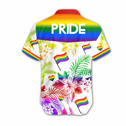 Lgbt Pride Love Is Love Vivid Design Hawaiian Shirt HO5484