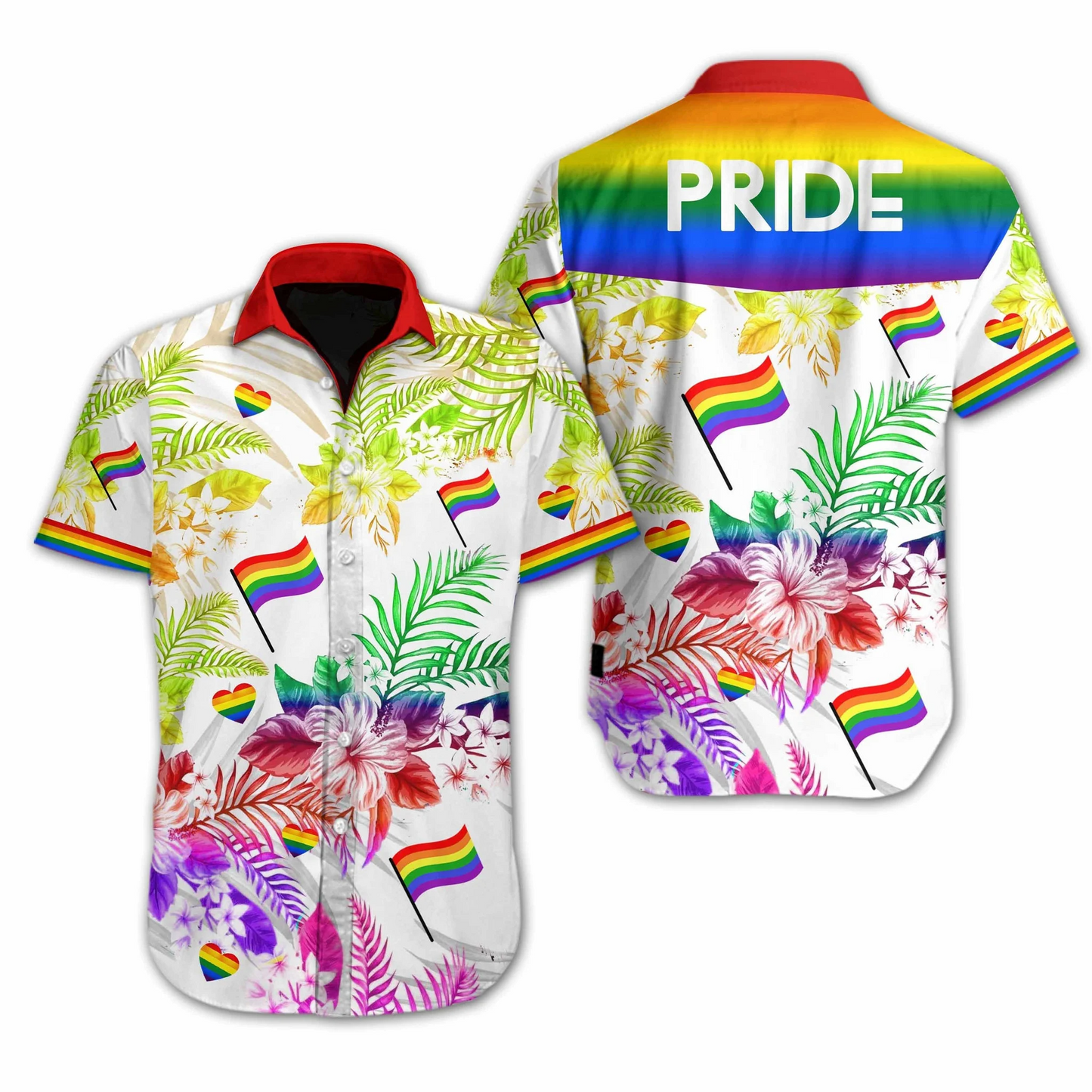 Lgbt Pride Love Is Love Vivid Design Hawaiian Shirt HO5484
