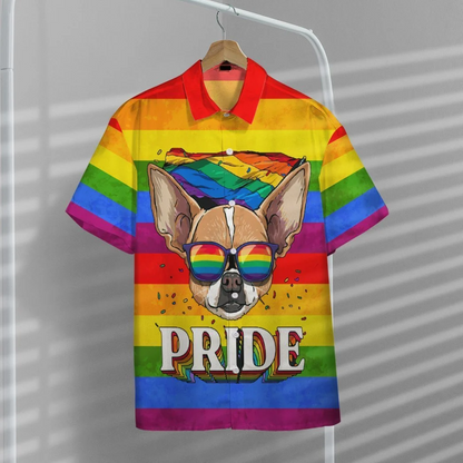 Colorful Pride Shirt For Transgender, Awesome Background Design Hawaiian Shirt HO5471
