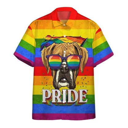 Pride Hawaiian Shirt For LGBT, Background Design Hawaiian Shirt, Transgender Shirt HO0398