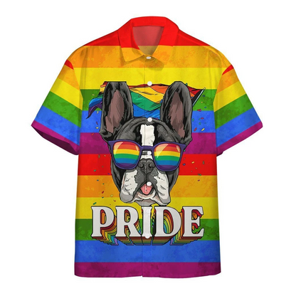 Ally Pride 3D Shirt Awesome Background Design Hawaiian Shirt, Hawaiian Pride HO5466