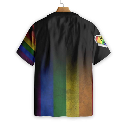 Amazing LGBT Hawaiian Shirt, Love Is Love Rainbow 3D T Shirt, Gift For Pride Month HO5460