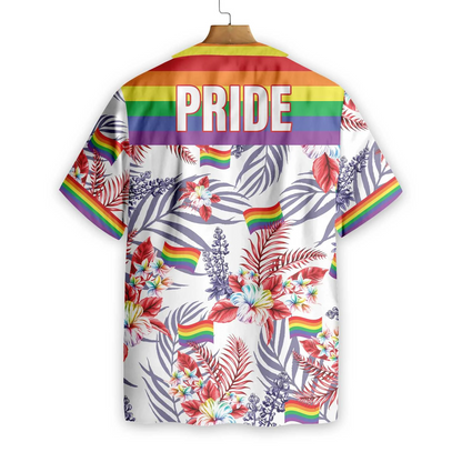 Hawaiian LGBT Shirt, Vivid Pride LGBT Bluebonnet Design Hawaiian Shirt HO5459