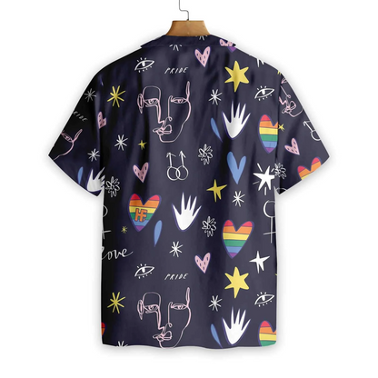 Gay Pride 3D Shirt, Love Is Love Happy LGBT Hawaiian Shirt, Pride Shirts HO5457
