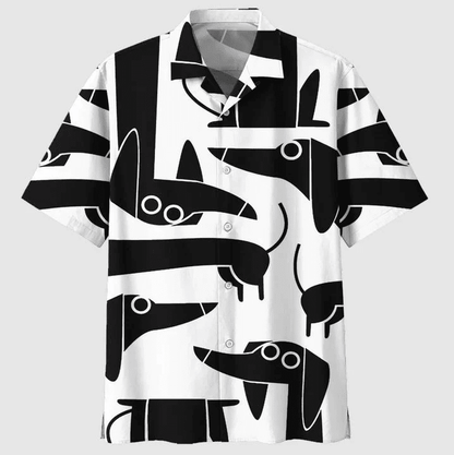 Funny Dachshund Hawaiian Shirt, Gift for Men Women Love Dog HO3737