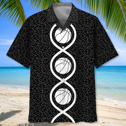 Basketball Dna Hawaiian Shirt, Gift for Basketball Player, Hawaiian Shirt for Men HO3729