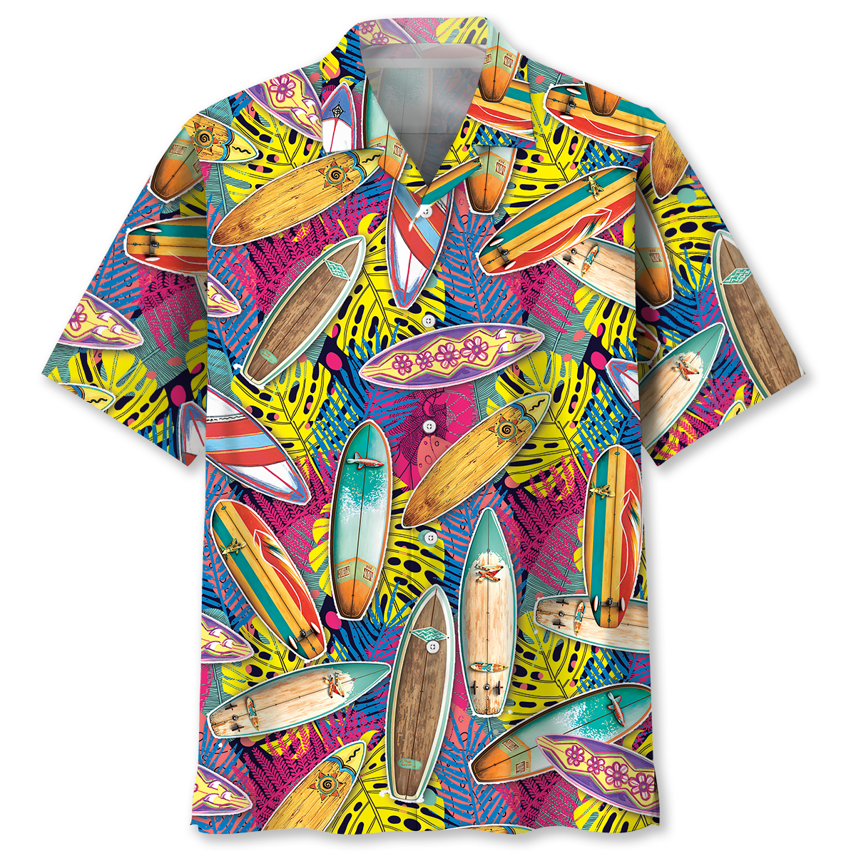 Surfing Ocean Hawaiian Shirt, Amazing Surfing Clothing, Surfing Beach Aloha Shirt HO3788