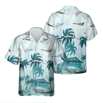 A-5 Vigilante Pocket Hawaiian Shirt , Hawaiian Shirt for Men Dad Veteran, Patriot Day HO0487
